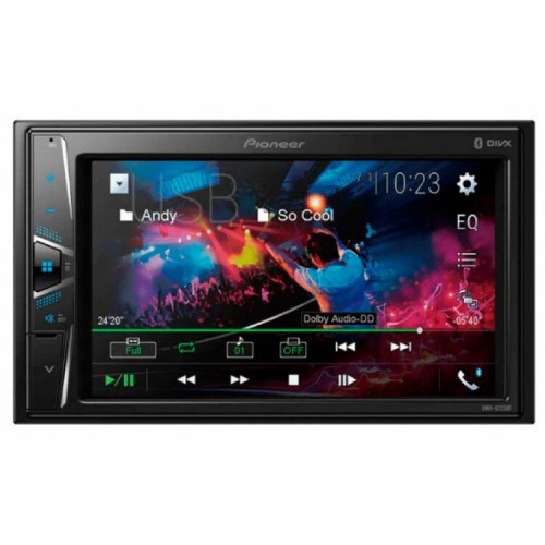 Автомагнитола Pioneer DMH-G225BT (черный) 1