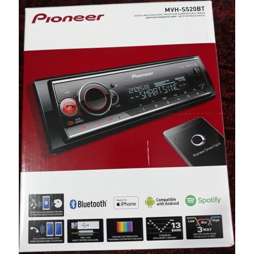 Автомагнитола Pioneer MVH-S520BT (черный) 3