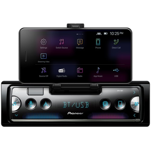 Автомагнитола Pioneer SPH-C10BT (черный) 2