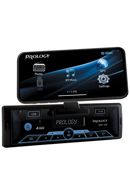 Автомагнитола Prology SMP-300 (черный) 