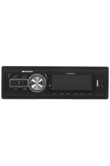 Автомагнитола Soundmax SM-CCR3168B (черный) 