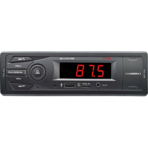 Автомагнитола Soundmax SM-CCR3169B (черный) 