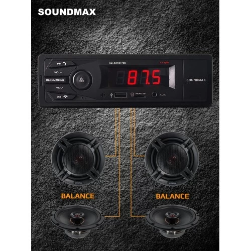 Автомагнитола SoundMax SM-CCR3179B (черный) 4
