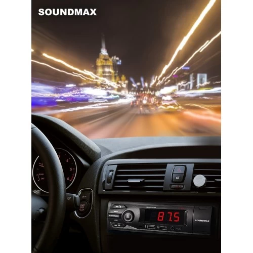Автомагнитола SoundMax SM-CCR3179B (черный) 6