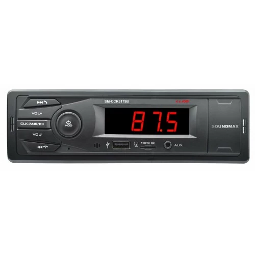 Автомагнитола SoundMax SM-CCR3179B (черный) 9