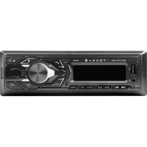 Автомагнитола Урал МОЛОТ АРС-МТ 111С (черный) 1