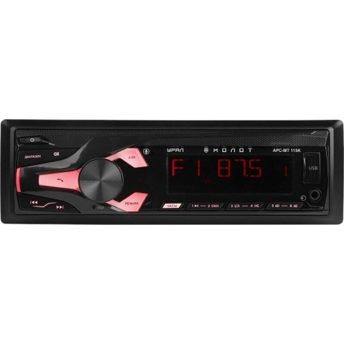 Автомагнитола УРАЛ МОЛОТ АРС-МТ 115К (черный) 1