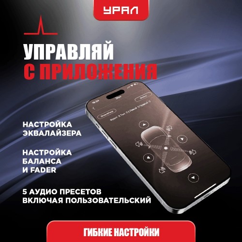 Автомагнитола Урал МОЛОТ АРС-МТ 223С (черный) 7