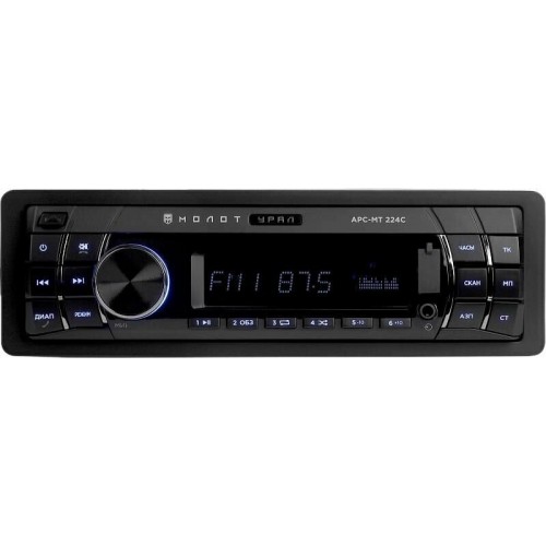 Автомагнитола УРАЛ МОЛОТ АРС-МТ 224С (черный) 2