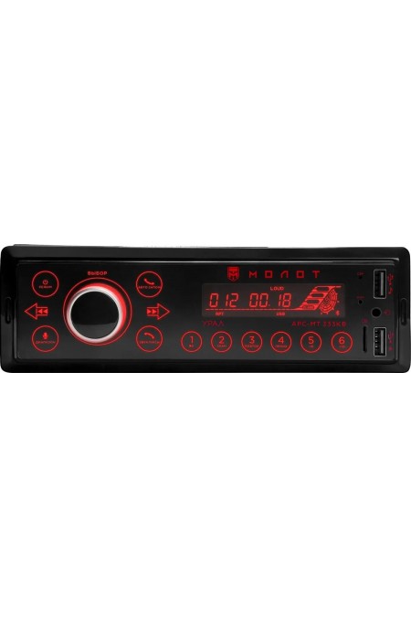 Автомагнитола Урал Молот АРС-МТ 333К (черный) 
