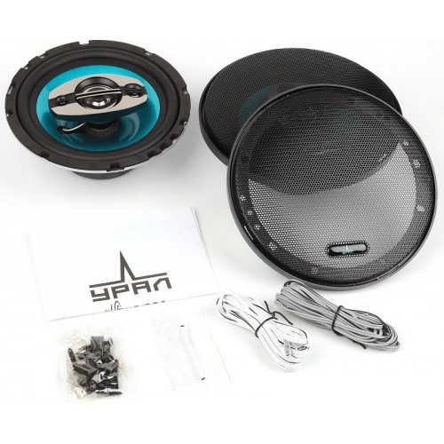 Автомобильная акустика УРАЛ БИРЮЗА АС-Б1647 (черный/бирюзовый) 4