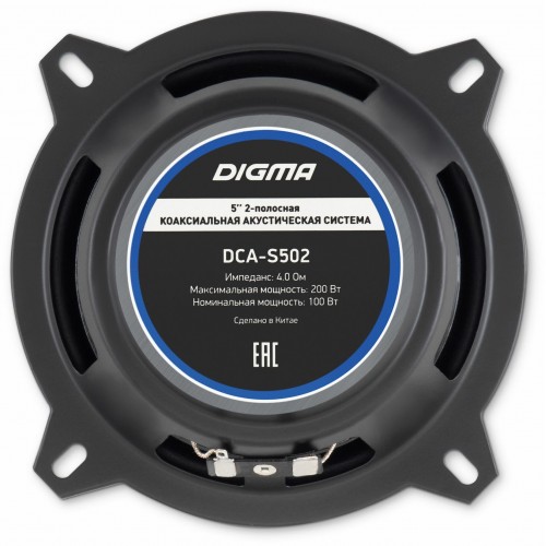 Автомобильная акустика Digma DCA-S502 (черный) 2