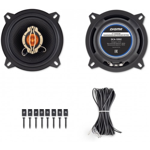 Автомобильная акустика Digma DCA-S502 (черный) 6