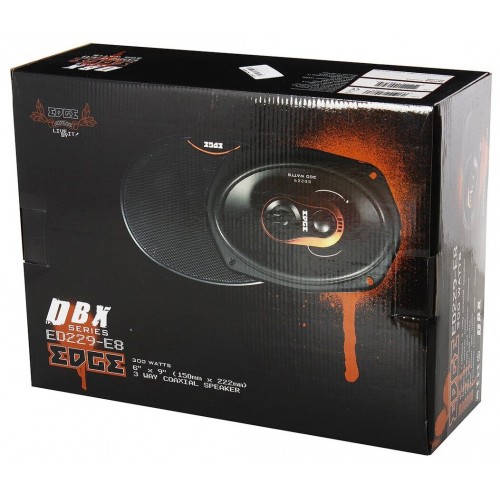 Автомобильная акустика EDGE ED229-E8 (черный/оранжевый) 5