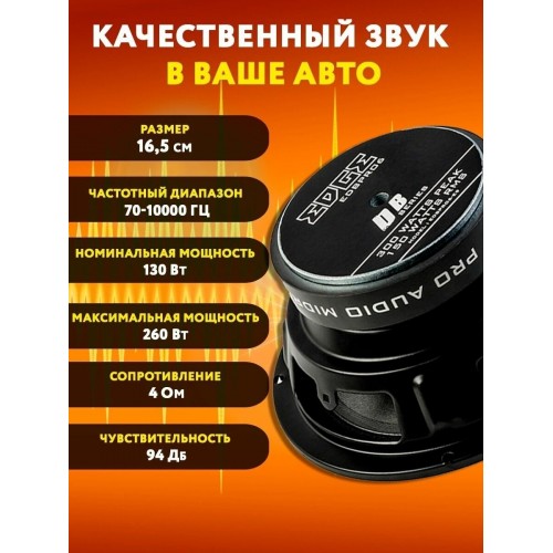 Автомобильная акустика Edge EDBPRO6LITE (черный) 8