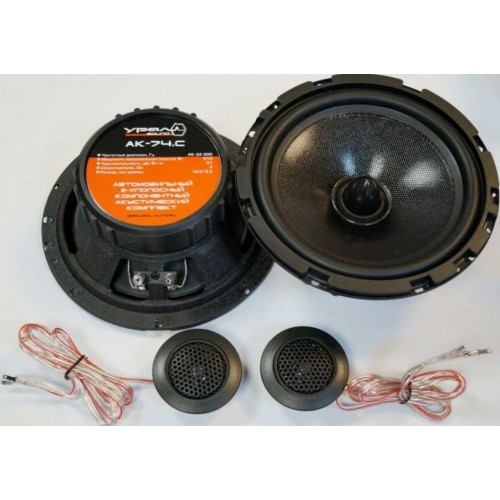 Автомобильная акустика Урал АК-74СМ (черный/красный) 9