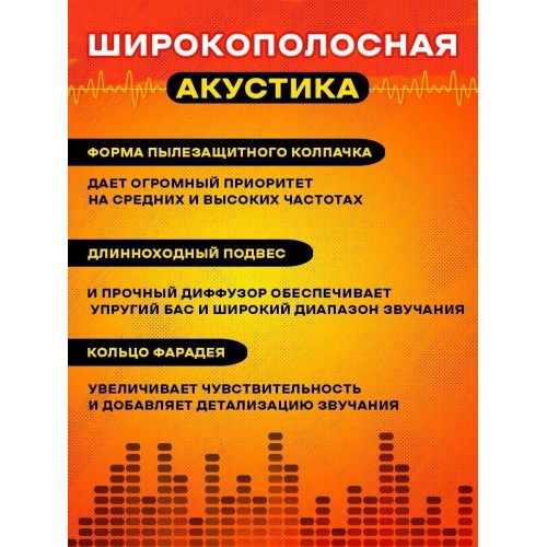 Автомобильная акустика УРАЛ АС-М100 (черный) 5