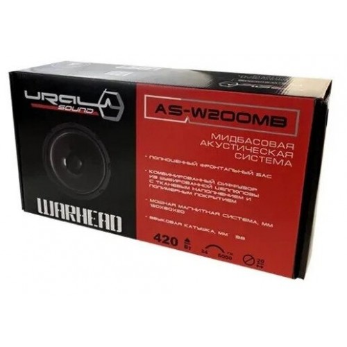 Автомобильная акустика УРАЛ AS-W200.2MB (черный) 2