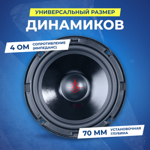 Автомобильная акустика УРАЛ Авангард АС-А1625К (черный) 5