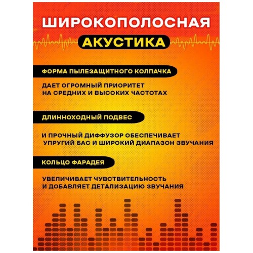 Автомобильная акустика УРАЛ Молния АС-МЛ165 (черный) 3