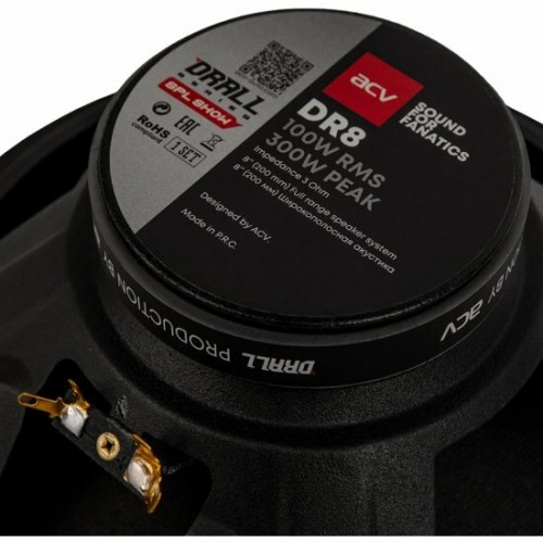 Автомобильная акустика ACV DR8 DRALL (черный) 4