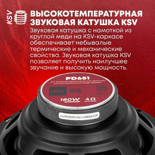 Автомобильная акустика ACV PD-651 (черный) 4