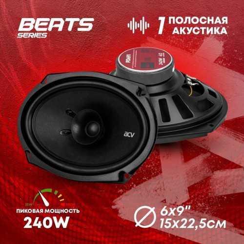 Автомобильная акустика ACV PD-691 (черный) 1