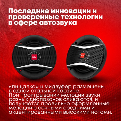 Автомобильная акустика ACV PI-522E (черный) 3