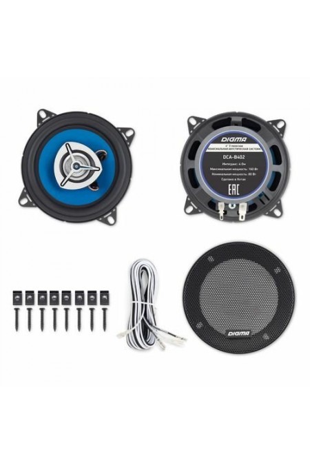 Автомобильная акустика Digma DCA-B402 (черный/синий) 