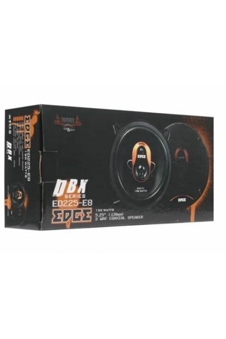 Автомобильная акустика EDGE ED225-E8 (черный/оранжевый) 6