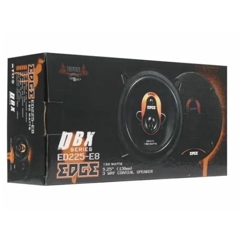 Автомобильная акустика EDGE ED225-E8 (черный/оранжевый) 6