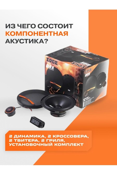 Автомобильная акустика Edge EDS6C-E4 (черный) 2