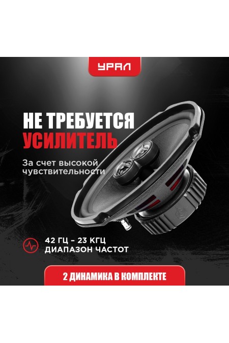Автомобильная акустика Урал АК-ММ (черный) 1