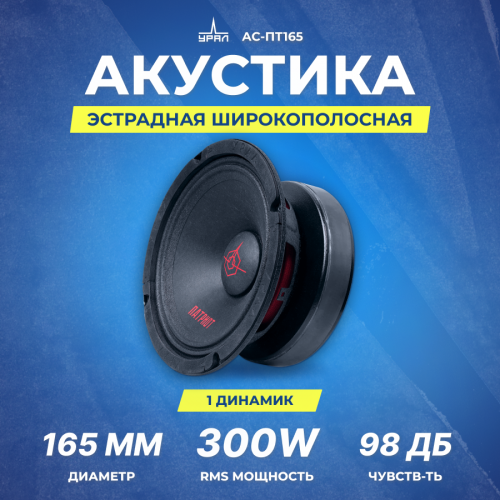 Автомобильная акустика УРАЛ АС-ПТ165 (черный) 2