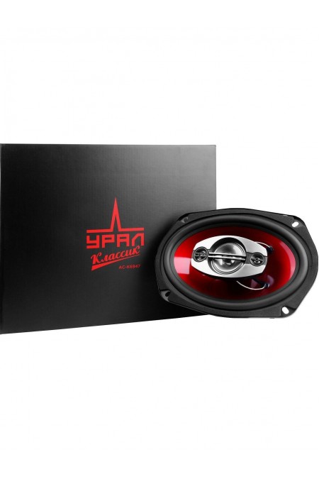 Автомобильная акустика УРАЛ КЛАССИК АС-К6947 (черный/красный) 4