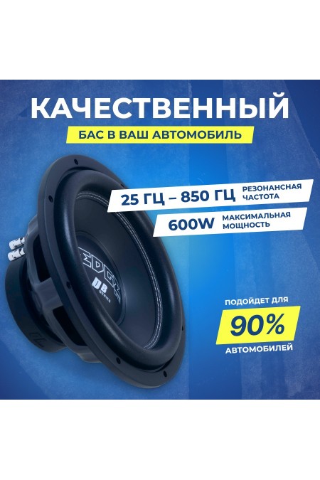 Автомобильный саббуфер Edge EDB12D2LITE-E0 (черный) 5