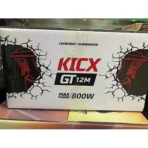 Сабвуфер автомобильный Kicx GT-12M 500Вт (черный) 8