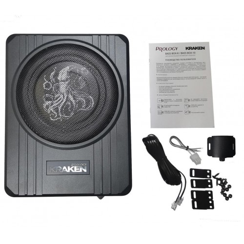 Сабвуфер автомобильный Prology Box-8 100Вт (черный) 10