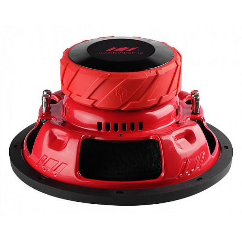 Сабвуфер автомобильный УРАЛ ТТ 12 (красный) 1