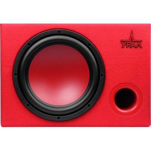 Сабвуфер автомобильный УРАЛ АС-У12А (красный) 6