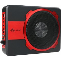 Автомобильный сабвуфер УРАЛ ПМН-1 (черный/красный)