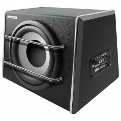 Сабвуфер автомобильный DIGMA DCS-100 (черный/серебристый)