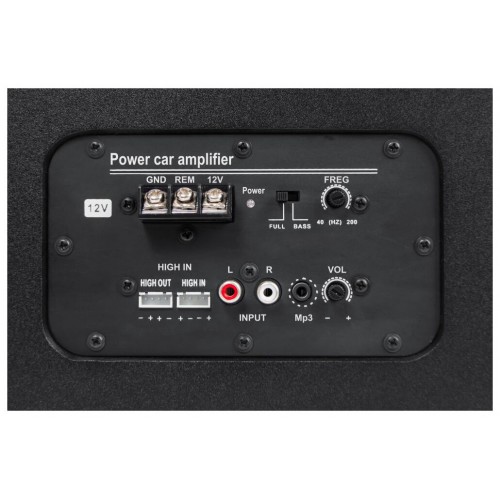 Сабвуфер автомобильный DIGMA DCS-120 (черный/серебристый) 1