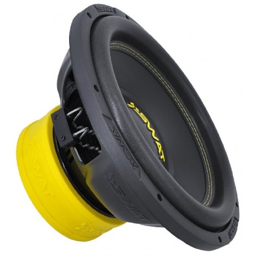 Сабвуфер автомобильный Swat REV-12 v.2 (черный/желтый) 