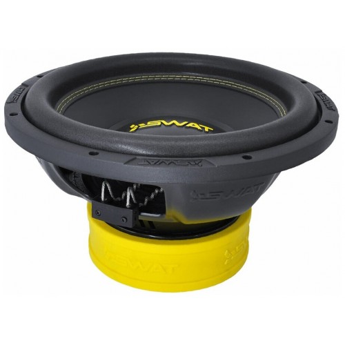 Сабвуфер автомобильный Swat REV-12 v.2 (черный/желтый) 3