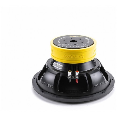 Сабвуфер автомобильный Swat REV-12 v.2 (черный/желтый) 4