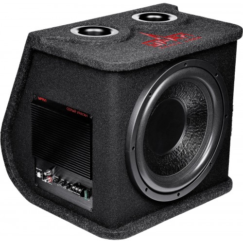 Сабвуфер автомобильный УРАЛ АС-У12А (серый) 1