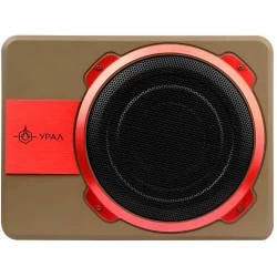 Сабвуфер автомобильный Урал ПМН-2 (черный/красный)