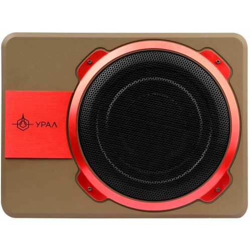 Сабвуфер автомобильный Урал ПМН-2 (черный/красный) 