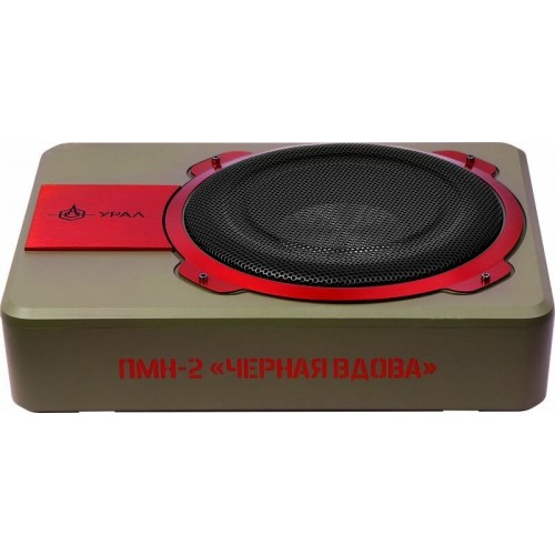 Сабвуфер автомобильный Урал ПМН-2 (черный/красный) 7